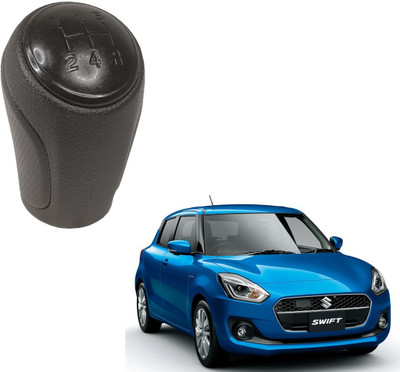 BIGWHEEL Plastic, Rubber Gear Knob(Black)
