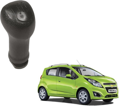 Adhvik Rubber, Plastic Gear Knob(Black)