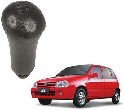 Adhvik Rubber, Plastic Gear Knob(Black)