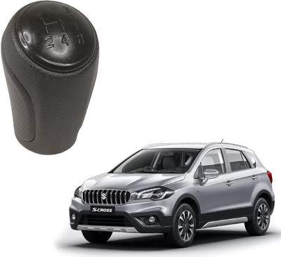 BIGWHEEL Plastic, Rubber Gear Knob(Black)