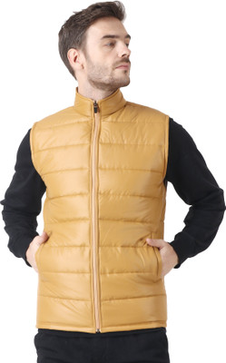 M S TRADING Sleeveless Solid Men Jacket