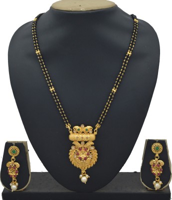 RADHEKRISHNA IMITATION Copper Gold-plated Copper Jewellery Set(Pack of 1)