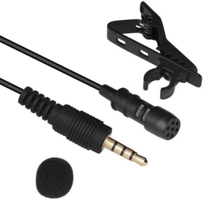 Borneo 3.5mm Clip Microphone for YouTube | Collar Mike for Voice Recording | Lapel Mic Mobile, PC, Laptop, Android Smartphones, DSLR Camera ra31 Microphone