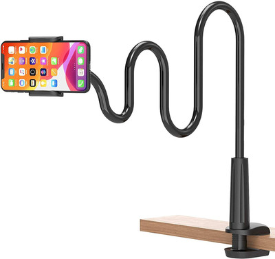 Viraan Screw Lazy Long Arm Mobile Stand Gooseneck Phone Holder Mobile Holder