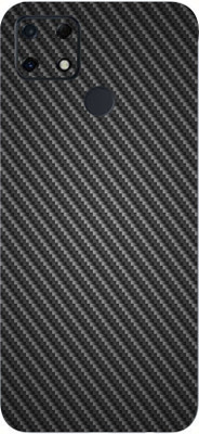 BugguSkin Realme C12, realme c12 Mobile Skin(Ultra Super Black Carbon Fiber Skin With High Matte Finish., Mobile Skin (Back+Side+Camera))