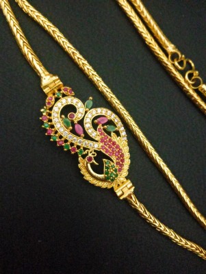 SRI SAI GOLD COVERING MOGAPUCHAIN Ruby Gold-plated Plated Copper Chain