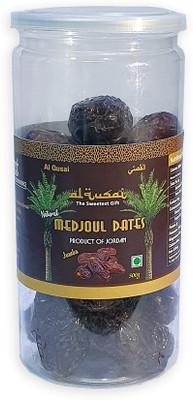 Al Qusai Medjoul / Medjool Dates, Jordan, 500g Pack Wet Dates(1 x 500 g)