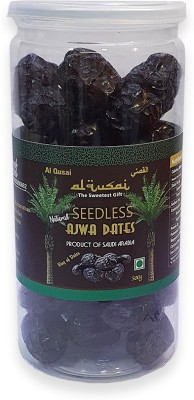 Al Qusai Seedless Ajwa Dates, Saudi Arabia, 500g Wet Dates(500 g)