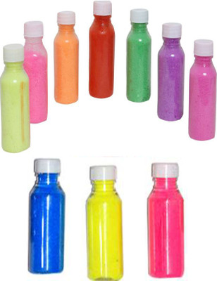 Devansh enterprises Pack of 10 Rangoli Powder(Multicolor)