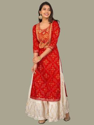 Shayar Textile Embroidered Kurta, Sharara & Dupatta Set