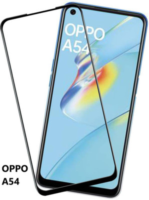 aplexx Edge To Edge Tempered Glass for OPPO A54 | Premium Quality Full Glue 9H Hardness Anti Scratch Full Edge(Pack of 1)