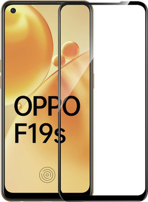 aplexx Edge To Edge Tempered Glass for OPPO F19S 5G | Premium Quality Full Glue 9H Hardness Anti Scratch Full Edge(Pack of 1)