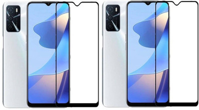 aplexx Edge To Edge Tempered Glass for OPPO A16 | Premium Quality Full Glue 9H Hardness Anti Scratch Full Edge(Pack of 2)