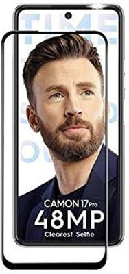 SMARTCASE Edge To Edge Tempered Glass for TECNO CAMON 17, TECNO CAMON 17 PRO(Pack of 1)