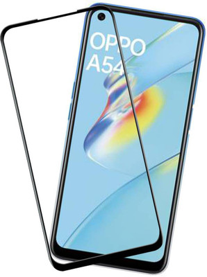 aplexx Edge To Edge Tempered Glass for OPPO A54 | Premium Quality Full Glue 9H Hardness Anti Scratch Full Edge(Pack of 1)