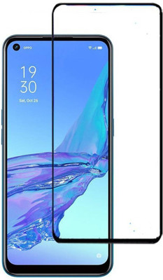 aplexx Edge To Edge Tempered Glass for OPPO A53 | Premium Quality Full Glue 9H Hardness Anti Scratch Full Edge(Pack of 1)