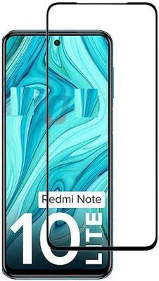GDBUY Edge To Edge Tempered Glass for Redmi Note 10 Lite, Mi Note 10 Lite, Mi Redmi Note 10 Lite(Pack of 1)