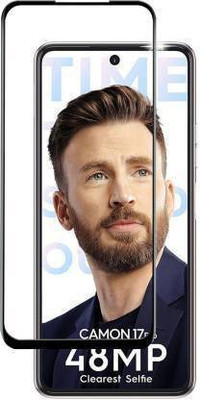 SMARTCASE Edge To Edge Tempered Glass for TECNO CAMON 17, TECNO CAMON 17 PRO(Pack of 1)