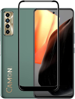 SMARTCASE Edge To Edge Tempered Glass for TECNO CAMON 17, TECNO CAMON 17 PRO(Pack of 1)