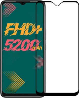 BeeVault Edge To Edge Tempered Glass for Infinix Hot 11(Pack of 1)