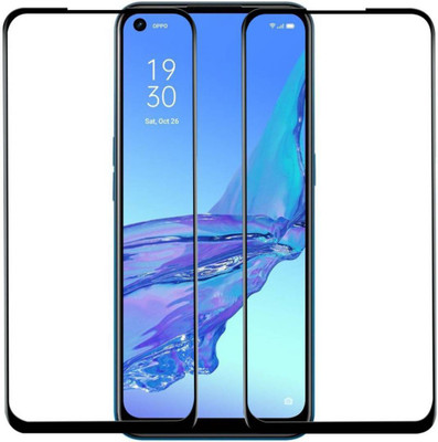 aplexx Edge To Edge Tempered Glass for OPPO A53(Pack of 2)