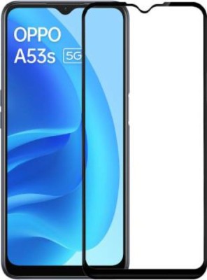 BeeVault Edge To Edge Tempered Glass for Oppo A53s 5G(Pack of 1)