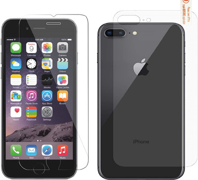 ELEF Front and Back Screen Guard for Apple iPhone 8 Plus Front and Back Both Flexible Impossible Fiber Glass (Not Tempered Glass)(Pack of 1)