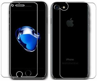 ELEF Front and Back Screen Guard for Apple iPhone 8 Front and Back Both Flexible Impossible Fiber Glass (Not Tempered Glass)(Pack of 1)