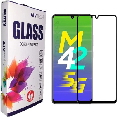 AIV TECH Tempered Glass Guard for Samsung galaxy M42(Pack of 1)