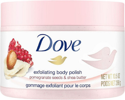 DOVE Exfoliating Scrub | Shea Butter & Pomegranate Seeds Scrub(298 g)