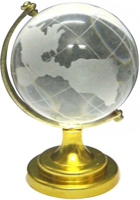 Varanasi Enterprises feng shui crystal globe for success and business Decorative Showpiece  -  7 cm(Crystal, Multicolor)