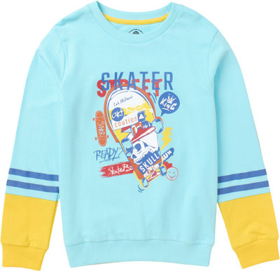 Cub McPaws Full Sleeve Graphic Print Boys Sweatshirt