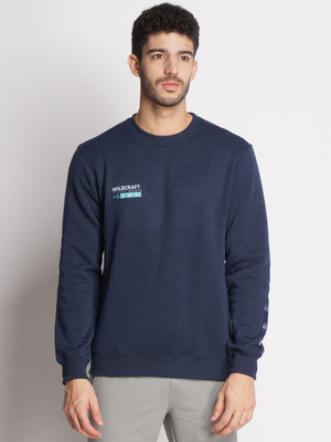 Wildcraft Full Sleeve Solid Men Sweatshirt