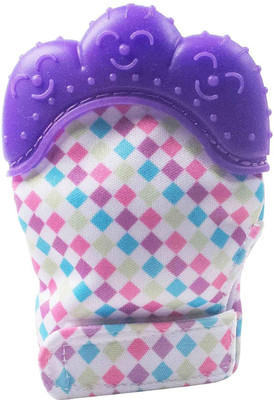 NIMYANK Baby Silicon Mitten teether bpa Free Hand Glove for Easy Teething DN53 Teether(Multicolor)