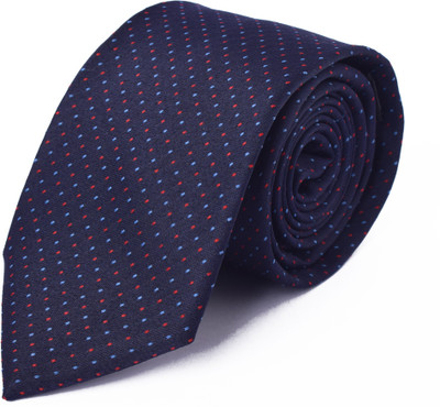 NEUROCLUB Silk Cufflink & Tie Pin Set(Blue, Red)