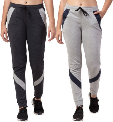 Bluecon Colorblock Women Multicolor Track Pants