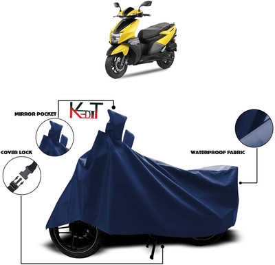 KEDIT Waterproof Two Wheeler Cover for TVS(NTORQ, Blue)