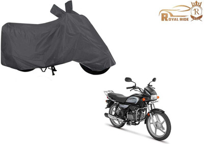 ROYALRIDE Waterproof Two Wheeler Cover for Hero(Splendor Plus, Grey)