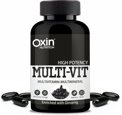 Oxin Nutrition Multivitamin for Men & Women - Easy to Swallow(30 Capsules)