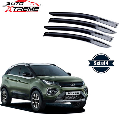 Auto Xtreme For Non-convertibles Front, Rear Wind Deflector(Tinted Tata Nexon)
