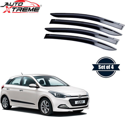 Auto Xtreme For Non-convertibles Front, Rear Wind Deflector(Tinted HYUNDAI i20)