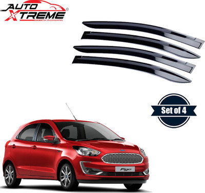 Auto Xtreme For Non-convertibles Front, Rear Wind Deflector(Tinted Ford Figo)