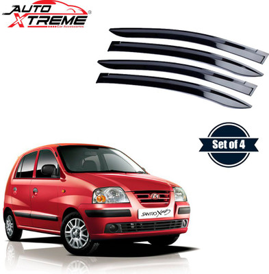 Auto Xtreme For Non-convertibles Front, Rear Wind Deflector(Tinted HYUNDAI Santro Xing)
