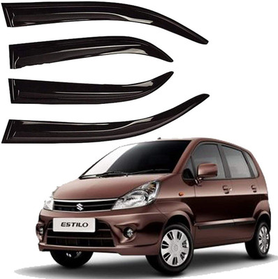 ASRAUTO For Front, Rear Wind Deflector(Tinted Maruti Zen Estilo)