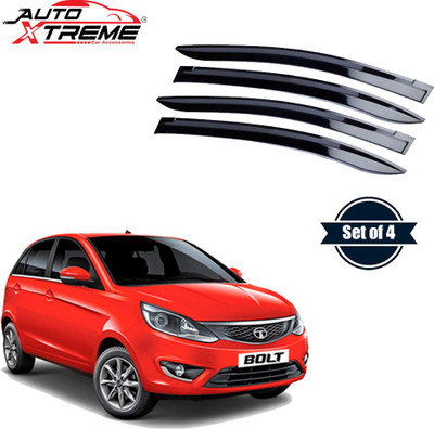 Auto Xtreme For Non-convertibles Front, Rear Wind Deflector(Tinted Tata Bolt)