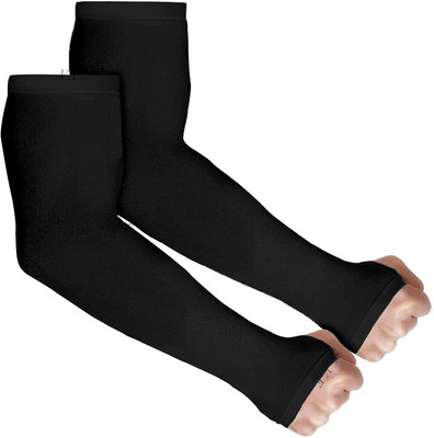 zaysoo Nylon Arm Sleeve For Men & Women(Free, Black, Navy Blue, Pink)