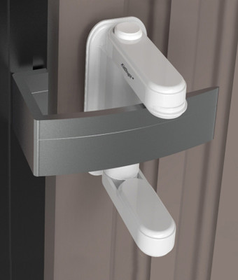 KidDough Baby Proofing | Door Handle/Lever Safety Lock (Pack of 2)(White)
