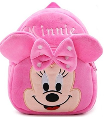 HappyChild Min Toddler Bag Plush Animal Cartoon Mini Bag for Baby Girl Boy 2-6 Years 10 L Backpack(Pink, White)