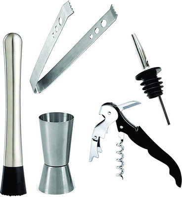 Sarsawal Best Bar Accessories Set of 5 Pieces Bar 5 - Piece Bar Set(Stainless Steel)