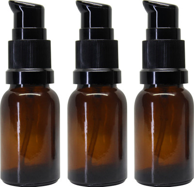 nsb herbals 15 ml Glass Bottle(Pack of 3, Brown)